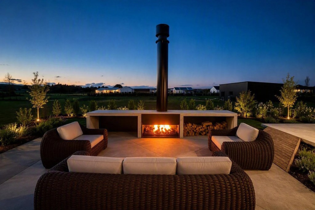 Outdoor Fireplace