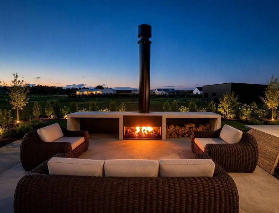 Outdoor Fireplace